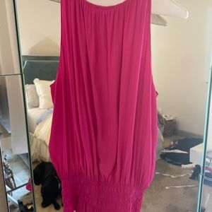 Ramy brook piper shirt in hot pink